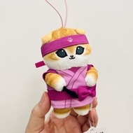 🇯🇵日版✨紫色 忍者 Mofusand 鯊魚貓 公仔 掛袋 掛件 吊飾 掛飾✨扭蛋 擺設 mini figure 迷你 擺件✨貓奴 貓咪 Cat 動物 水族館 海洋生物 Baby Shark 盒蛋 盲