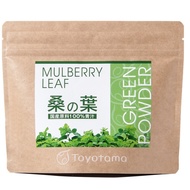Toyotama Domestic Mulberry Leaf 100% Green Juice Additive-Free Pure Powder 90g 