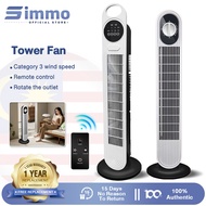 Simmo Tower Fan Bladeless Fan Remote Control Bladeless Standing Fan Timing Shaking Head Fan Low Nois
