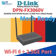 D-Link AX3000 VoIP GPON Router with 2.5GE Port (Mesh Ready) DPN-FX3060V
