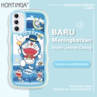 （Lokal Ready)Hontinga Silikon Lembut Case Casing hp Untuk Samsung Galaxy A32 4G 5G A31 A35 A50 A51 A