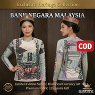 【READY STOCK】Malaysia Ringgit RM 1000 Polo T-Shirt Currency Banknote Print Collared Tee Breathable S