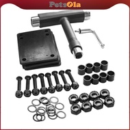 [PETSOLA] Skateboard Wheels Set Skateboard Pads Skateboard Tool for Skateboard Durable