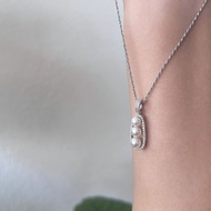 JYNJU [ALODIA] Saltwater Akoya Pearl Pendant Necklace (Round 5-6mm)