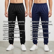 Men Sport Jogger Pants Seluar Sukan Lelaki Breathable Quick Dry Gym Running Pants
