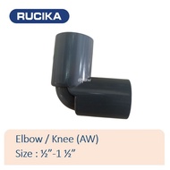 SIKU Elbow AW 1/2- 1 1/2 inch PVCRUCIKA Knee Elbow AW Power/ Pipe Bend Fitting L Pipe/ Pipe Connecti