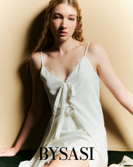 Bysasi Zaila lace top เสื้อสายเดี่ยวประดับลูกไม้ (Preorder 7 Day)SSAW2370009