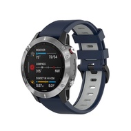 Garmin Fenix 6 สายรัด22 มม.นุ่มสปอร์ตแบบนาฬิกาวงสร้อยข้อมือเปลี่ยนสำหรับGarmin Fenix 5/Fenix 6 Pro/F