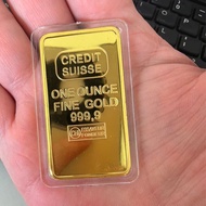 1:1 Original Copy Swiss Gold Bar P1kilo/1000g/1KG 24k Gold Plated Bar Gold Bullion Replica Swiss Jew