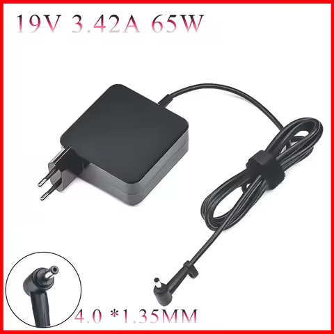 EU 19V 3.42A 65W 4.0*1.35 power Charger Laptop adapter For Asus Zenbook UX32VD UX305CA ux31a x201e u