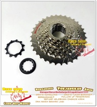 Sprocket Gear Shimano HG40 Megarange 8 Speed 11-34T Cassette