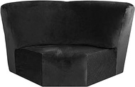 Weysat Corner Sofa Cover Stretch Corner Couch Cover Furniture Protector for Living Room Sectional Recliner Sofa Slipcover Reclining L Shape Sofa Couch Additional Seat (BDark Gray, Velvet)