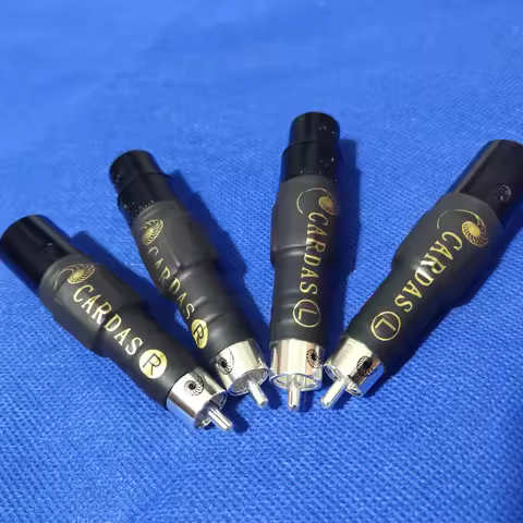 2pcs/lot Original non-copy Cardas top Quality XLR male/female to RCA male Socket Adapter HIFI Audio 