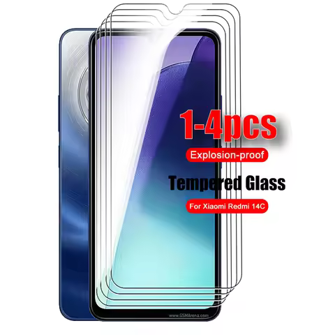 1-4Pcs Tempered Glass For Xiaomi Redmi 14C 15C Global Screen Protector Redmi14C Redmy 14 15 C C14 4G