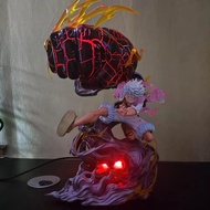 One Piece MJ Explosion Great Punch Nika Luffy 32cm โมเดลไล่ไฟ ของเล่นสะสม ของขวัญ ตัวละครการ์ตูน ตัว