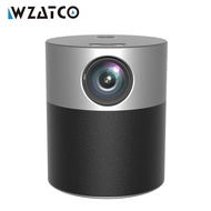 WZATCO E9A Mini Projector Android 9.0 Full HD 1920*1080P WIFI Blutooth Beamer 4k Video Smart LED Projectors for Home The