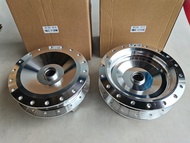 MUTAKIN ดุมหน้า-หลัง กลึงเงา NMAX V1 V2 NMAX 2020 Front Disc and Rear Drum