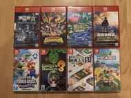 [美孚] Pokemon 寶可夢、Donkey 蕉力全開、星之卡比、Zelda 薩爾達、無雙 災厄啟示錄、織夢島、智慧的再現、Mario Wonder 驚奇、Kart、Bros U、Maker 2、G