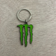 Monster energy metal keychain monster claw shape