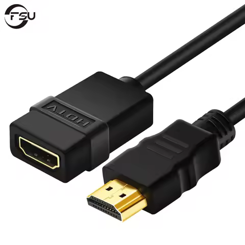 3FT HDMI-applicable Extension Cable Male to Female 0.5M 1M Connector Adapter Port 1080P For HD TV LC
