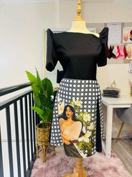 Style By Tiffany Jasmine Asymmetric Filipiniana Dress