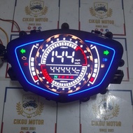 (100% PLUG N PLAY) LC135 V1 FULL DIGITAL METER NEWEST 2022 RPM METER VOLTMETER MOTORCYCLE