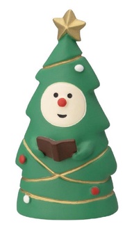 日本 DECOLE Concombre 聖誕系列公仔/ 唱歌樹