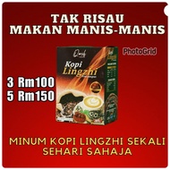 KOPI LINGZHI KOPI SIHAT TANPA GULA HALUS