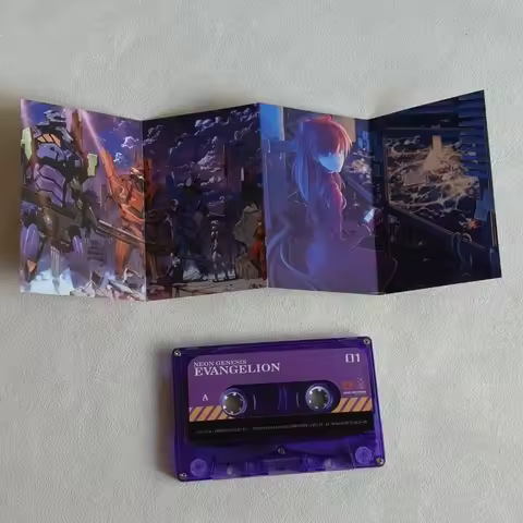 Evangelion Music Tape Anime Ikari Shinji Evangelion-01 Music Walkman Cassettes Cartoon Soundtracks B