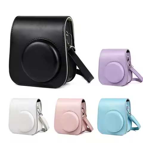 Classic Camera Bags For Fujifilm Instax Mini 11 Protective Body Faux Fur Cover For Fuji Instax Mini 
