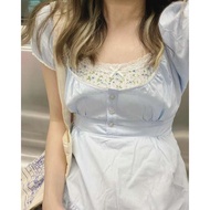 puff sleeve nabora blouse puff sleeve blouse Brandy Girl Summer Shirt - Ruffled Puff Sleeve, Short S