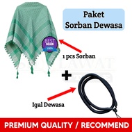 Arab Igal Adult Head Turban Package/ and Igal Turban Igal/ Turban Headband Igal Boys' Igal/ Adult Ig