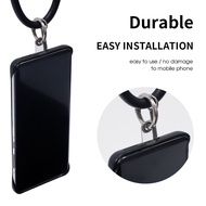 <SJ>Universal Detachable Frosted Transparent Mobile Phone Lanyard Patch Ultra Thin Phones Crossbody 