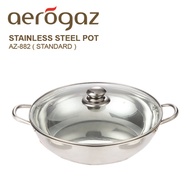 Aerogaz Stainless Steel Pot( Yuang Yang Standard Chimney Pot) AZ-883