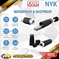 Barrel RJ45 Waterproof Outdoor RJ45 Barrel Coupler NYK