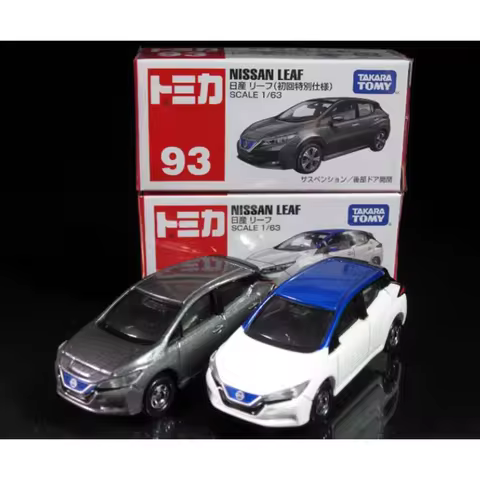 TOMY TOMICA 1:64 Scale NISSAN LEAF #93 Alloy Simulation Car Model Classics Adult Souvenir Gift Stati