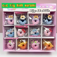 Box of 48 Kuromi Sanrio MyMelody Pencil Erasers Kuromi Eraser Sanrio Eraser Cute Eraser