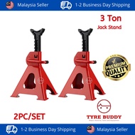 [2PC] 3 Ton Jack Stand; Heavy Duty