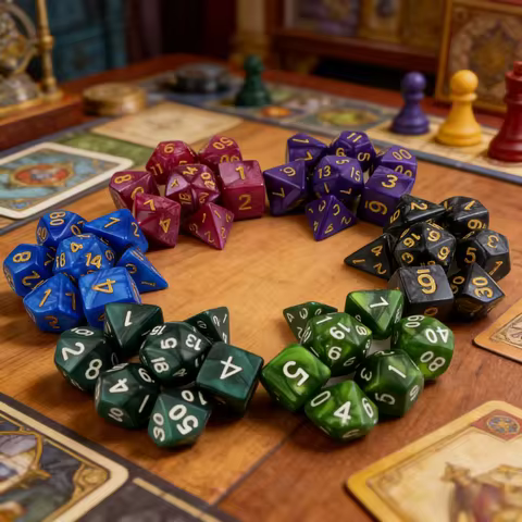 7pcs DND Dice 7Pcs/set Polyhedral Dices Role Playing D&D TRPG Board Game Dice As Gift Entertainment 