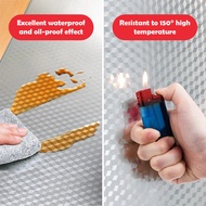 Kitchen Oil-Proof Sticker Fireproof and Heat-Resistant Aluminum Foil Wallpaper/Aluminum Foil Waterpr