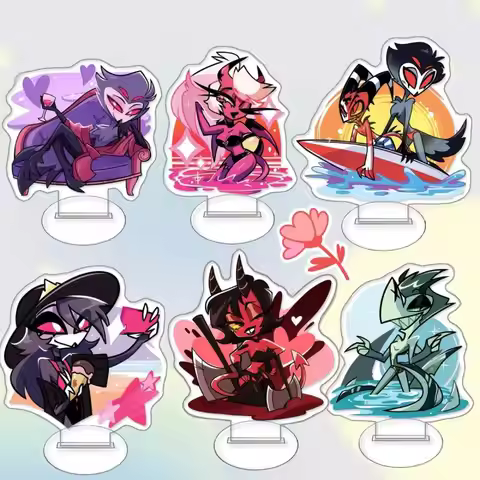 15Cm Acrylic Standing Sign for Helluva Boss Stolas Verosika Mayday Chazwick Thurman Octavia Anime St