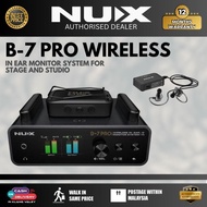 Nux B-7 PRO Wireless In Ear Monitor System for Stage and Studio (B7 PRO)