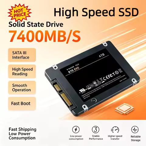 New 2TB Internal Solid State Drive SSD 500GB 1TB 870 EVO SATA III 2.5 Inch High Speed Hard Disk For 