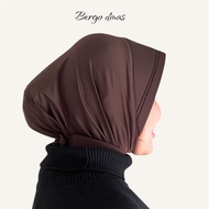 Jilbab Dinas (Polwan/Perawat/Bidan/PNS Polri) / Hijab Bergo Dinas
