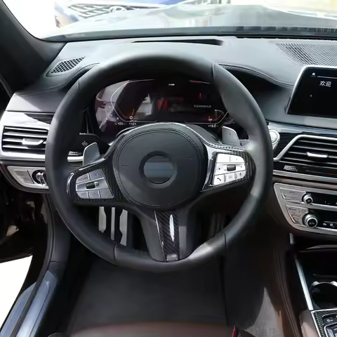 For BMW 3 4 5 7 8 Series G20 G28 6 Series GT X3 X4 X5 X6 X7 Z4 Real Carbon Fiber Car Steering Wheel 