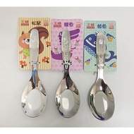 Children's Spoon 316 Children's Fork Spoon Children's Spoon Stainless Steel Kindergarten Spoon Toddl
