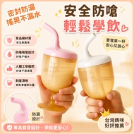 Children Goblet Baby Drinking Water Training Cup Goblet Shock-resistant Cup Duckbill Cup Learn Drink