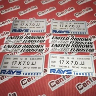 United Arrows S05 Eurostar spoke with inner barrel sticker