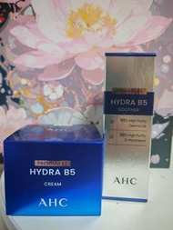 AHC Premium EX Hydra B5 面霜 + AHC瞬效保濕B5微導入玻尿酸精華