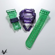 (Vcustom) GWF1000 FROGMAN JELLY " JOKER " BAND AND BEZEL WATCH STRAPS